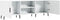 vidaXL - Tv-meubel - 150x30x50 - cm - bewerkt - hout - wit