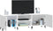 vidaXL - Tv-meubel - 150x30x50 - cm - bewerkt - hout - wit
