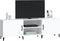 vidaXL - Tv-meubel - 150x30x50 - cm - bewerkt - hout - wit