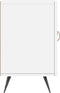 vidaXL - Tv-meubel - 150x30x50 - cm - bewerkt - hout - wit