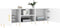 vidaXL - Tv-meubel - 150x30x50 - cm - bewerkt - hout - wit