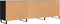 vidaXL - Tv-meubel - 150x30x50 - cm - bewerkt - hout - zwart