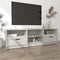 vidaXL - Tv-meubel - 150x33,5x45 - cm - bewerkt - hout - betongrijs