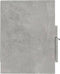 vidaXL - Tv-meubel - 150x33,5x45 - cm - bewerkt - hout - betongrijs