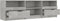 vidaXL - Tv-meubel - 150x33,5x45 - cm - bewerkt - hout - betongrijs