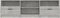 vidaXL - Tv-meubel - 150x33,5x45 - cm - bewerkt - hout - betongrijs