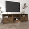 vidaXL - Tv-meubel - 150x33,5x45 - cm - bewerkt - hout - bruin - eikenkleur