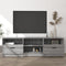 vidaXL - Tv-meubel - 150x33,5x45 - cm - bewerkt - hout - grijs - sonoma - eikenkleurig