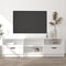 vidaXL - Tv-meubel - 150x33,5x45 - cm - bewerkt - hout - hoogglans - wit