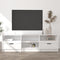 vidaXL - Tv-meubel - 150x33,5x45 - cm - bewerkt - hout - wit