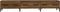 vidaXL - Tv-meubel - 150x34,5x30 - cm - bewerkt - hout - bruin - eikenkleur