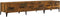 vidaXL - Tv-meubel - 150x34,5x30 - cm - bewerkt - hout - gerookt - eikenkleurig