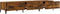 vidaXL - Tv-meubel - 150x34,5x30 - cm - bewerkt - hout - gerookt - eikenkleurig