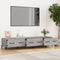 vidaXL - Tv-meubel - 150x34,5x30 - cm - bewerkt - hout - grijs - sonoma - eikenkleurig