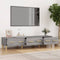 vidaXL - Tv-meubel - 150x34,5x30 - cm - bewerkt - hout - grijs - sonoma - eikenkleurig