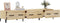 vidaXL - Tv-meubel - 150x34,5x30 - cm - bewerkt - hout - sonoma - eikenkleurig