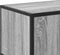 vidaXL - Tv-meubel - 150x35x41 - cm - bewerkt - hout - metaal - grijs - sonoma - eiken
