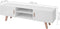 vidaXL - Tv-meubel - 150x35x48,5 - cm - MDF - hoogglans - wit