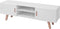 vidaXL - Tv-meubel - 150x35x48,5 - cm - MDF - hoogglans - wit