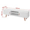 vidaXL - Tv-meubel - 150x35x48,5 - cm - MDF - hoogglans - wit