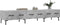 vidaXL - Tv-meubel - 150x36x30 - cm - bewerkt - hout - betongrijs