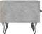 vidaXL - Tv-meubel - 150x36x30 - cm - bewerkt - hout - betongrijs