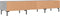 vidaXL - Tv-meubel - 150x36x30 - cm - bewerkt - hout - betongrijs