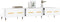 vidaXL - Tv-meubel - 150x36x30 - cm - bewerkt - hout - hoogglans - wit