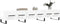 vidaXL - Tv-meubel - 150x36x30 - cm - bewerkt - hout - hoogglans - wit