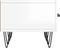 vidaXL - Tv-meubel - 150x36x30 - cm - bewerkt - hout - hoogglans - wit