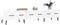 vidaXL - Tv-meubel - 150x36x30 - cm - bewerkt - hout - hoogglans - wit