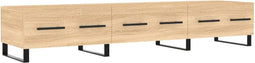 vidaXL - Tv-meubel - 150x36x30 - cm - bewerkt - hout - sonoma - eikenkleurig