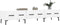 vidaXL - Tv-meubel - 150x36x30 - cm - bewerkt - hout - wit