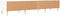 vidaXL - Tv-meubel - 150x36x30 - cm - bewerkt - hout - wit