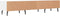 vidaXL - Tv-meubel - 150x36x30 - cm - bewerkt - hout - wit