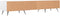 vidaXL - Tv-meubel - 150x36x30 - cm - bewerkt - hout - wit