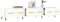 vidaXL - Tv-meubel - 150x36x30 - cm - bewerkt - hout - wit