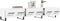 vidaXL - Tv-meubel - 150x36x30 - cm - bewerkt - hout - wit