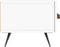 vidaXL - Tv-meubel - 150x36x30 - cm - bewerkt - hout - wit