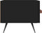 vidaXL - Tv-meubel - 150x36x30 - cm - bewerkt - hout - zwart