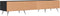 vidaXL - Tv-meubel - 150x36x30 - cm - bewerkt - hout - zwart