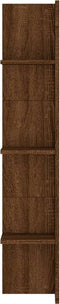 vidaXL - Tv-meubel - 152x22x113 - cm - bewerkt - hout - bruin - eikenkleur