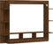 vidaXL - Tv-meubel - 152x22x113 - cm - bewerkt - hout - bruin - eikenkleur