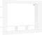 vidaXL - Tv-meubel - 152x22x113 - cm - bewerkt - hout - wit