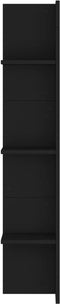 vidaXL - Tv-meubel - 152x22x113 - cm - bewerkt - hout - zwart