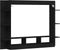vidaXL - Tv-meubel - 152x22x113 - cm - bewerkt - hout - zwart