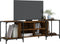 vidaXL - Tv-meubel - 153x37x50 - cm - bewerkt - hout - gerookt - eikenkleurig