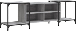 vidaXL - Tv-meubel - 153x37x50 - cm - bewerkt - hout - grijs - sonoma - eikenkleurig