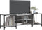 vidaXL - Tv-meubel - 153x37x50 - cm - bewerkt - hout - grijs - sonoma - eikenkleurig