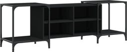 vidaXL - Tv-meubel - 153x37x50 - cm - bewerkt - hout - zwart